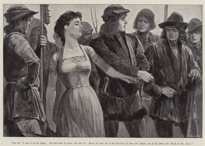 Illustrazione per Noemi, di S Baring Gould da Richard Caton Woodville junior